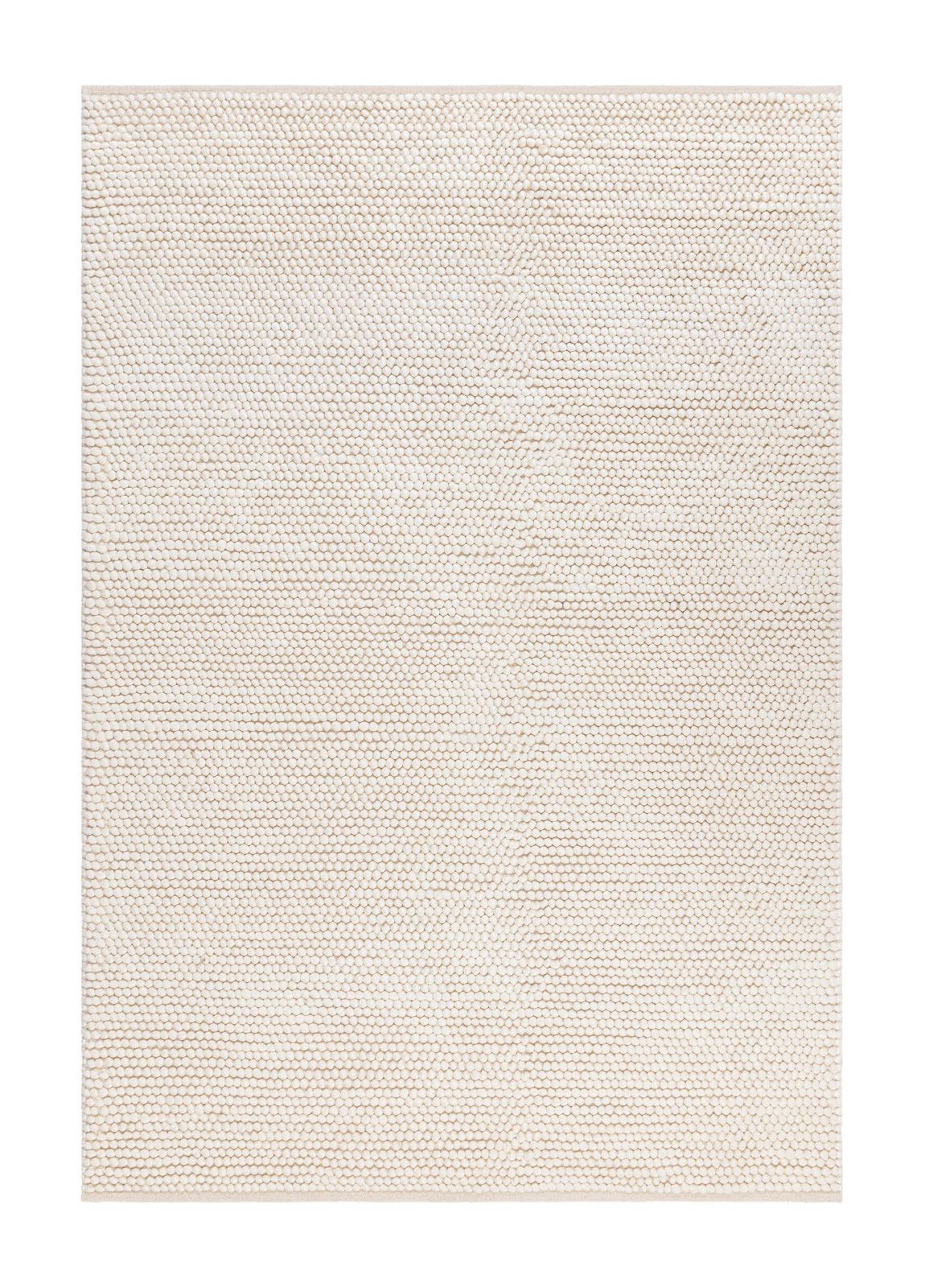 Handvävd Matta Bubble 140x200 cm - Creme
