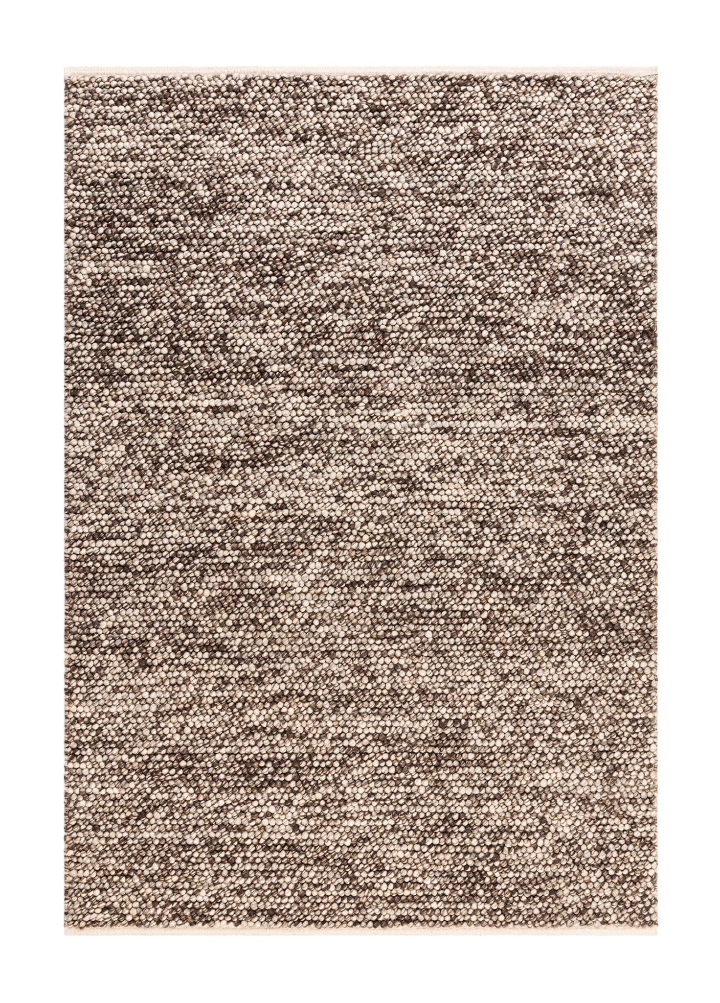 Handvävd Matta Bubble 200x300 cm - Choklad Melange