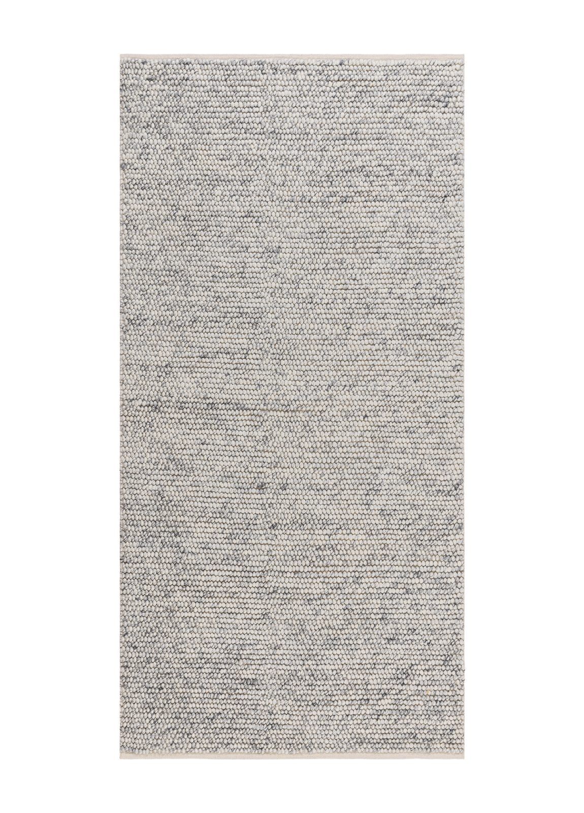 Handvävd Matta Bubble 75x150 cm - Grå Melange