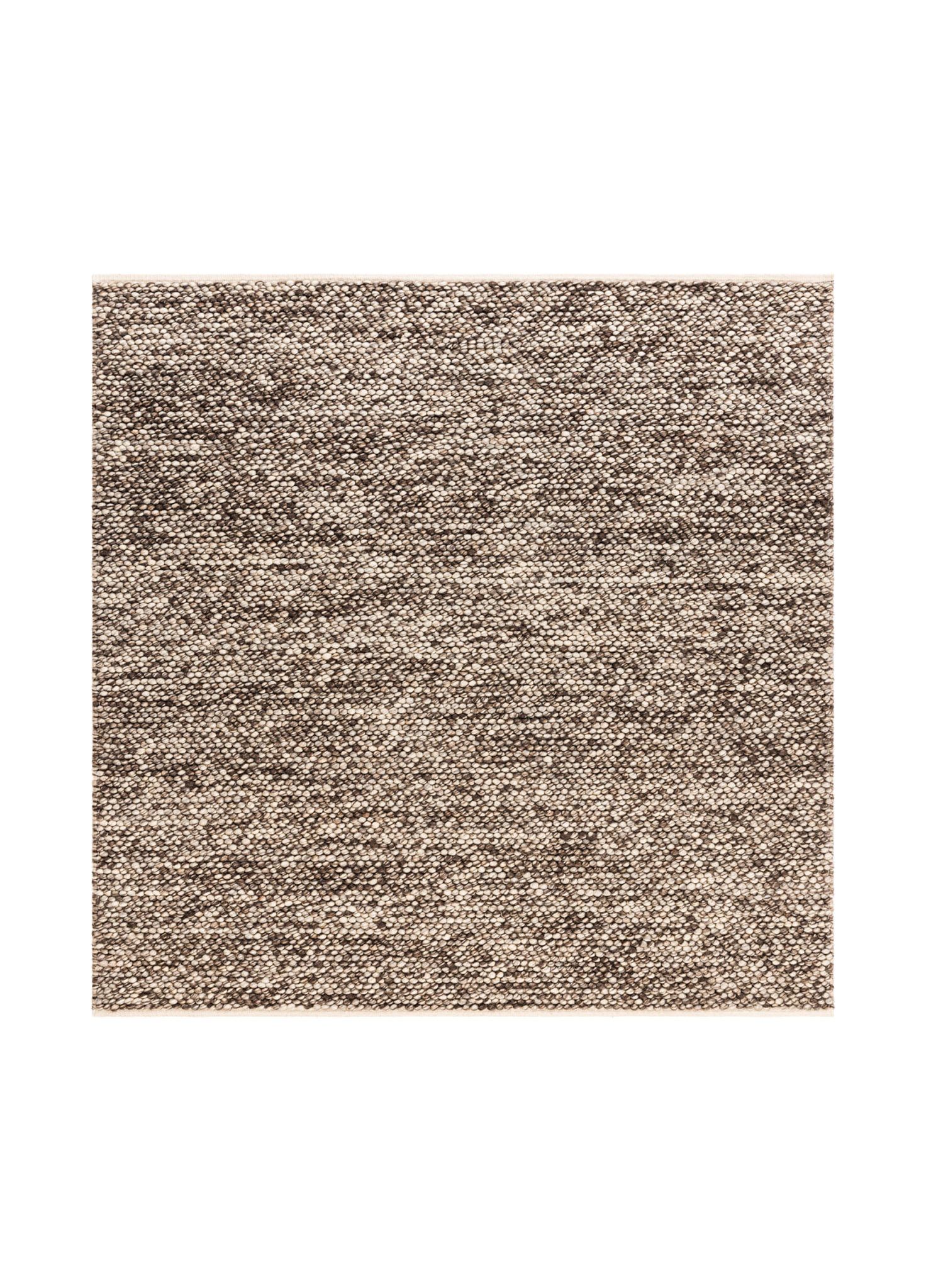 Handvävd Matta Bubble Kvadratisk 200x200 cm - Choklad Melange