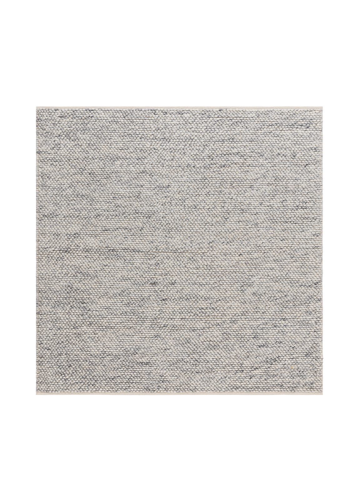 Handvävd Matta Bubble Kvadratisk 300x300 cm - Grå Melange