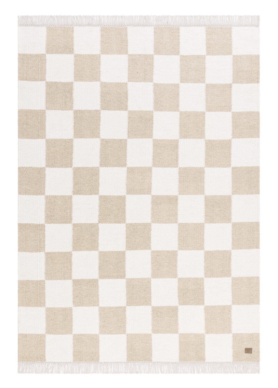 Handvävd Matta Nordic Check 200x300 cm - Linne
