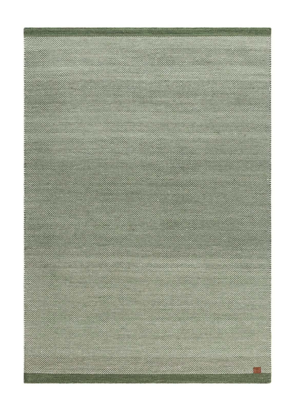 Handvävd Matta Sandhamn 300x400 cm - Smaragdgrön