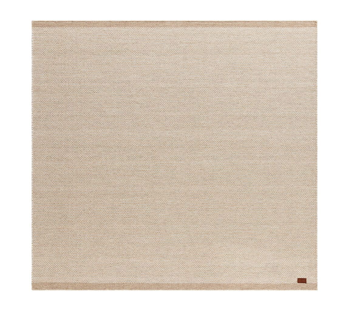 Handvävd Matta Sandhamn Kvadratisk 200x200 cm - Natur
