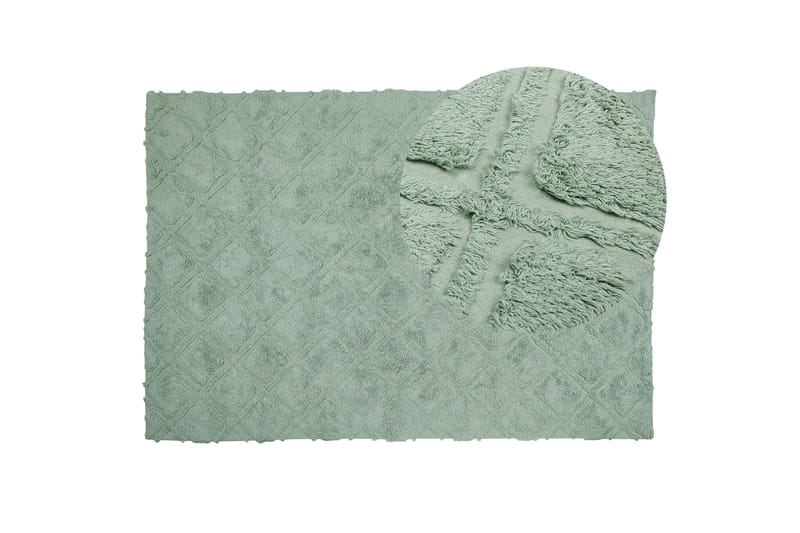 Hatay Ryamatta 140x200 cm - Grön - Textil & mattor - Matta - Modern matta - Ryamatta