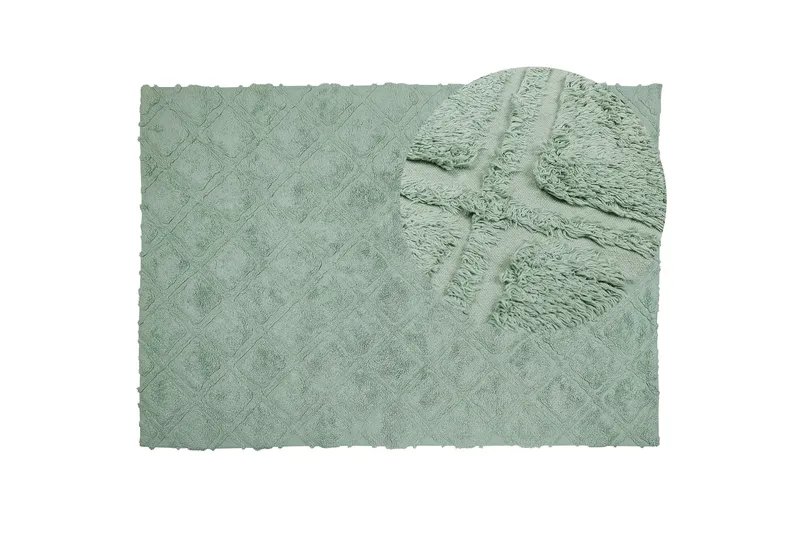 Hatay Ryamatta 160x230 cm - Grön - Textil & mattor - Matta - Modern matta - Ryamatta