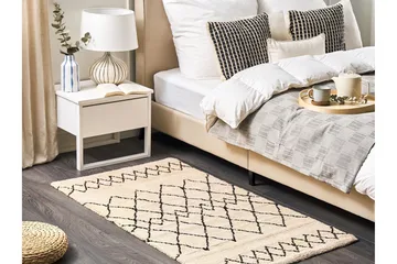 Havsa Ryamatta 80x150 cm - Beige - Textil & mattor - Matta - Modern matta - Ryamatta