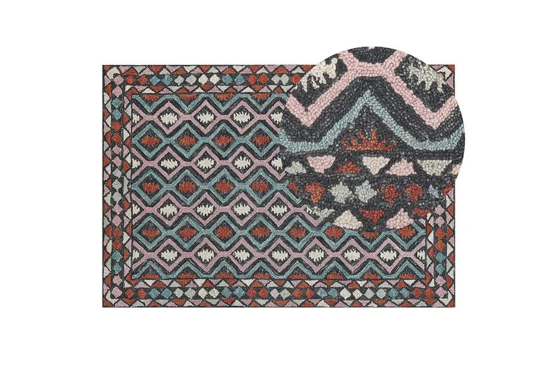 Haymana Ullmatta 140x200 cm - Blå - Textil & mattor - Matta - Modern matta - Ullmatta