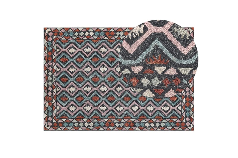 Haymana Ullmatta 140x200 cm - Blå - Textil & mattor - Matta - Modern matta - Ullmatta