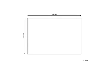 Haymana Ullmatta 140x200 cm - Blå - Textil & mattor - Matta - Modern matta - Ullmatta