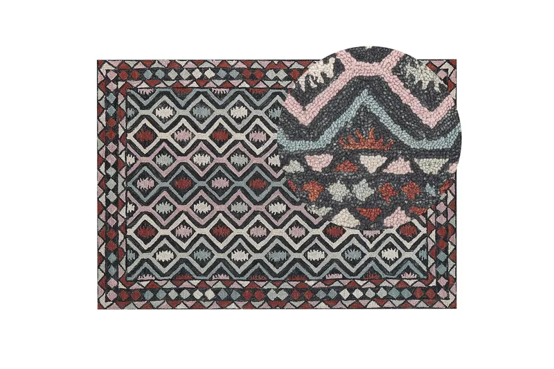 Haymana Ullmatta 160x230 cm - Blå - Textil & mattor - Matta - Modern matta - Ullmatta