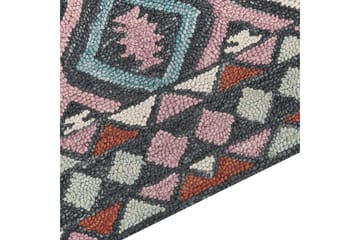 Haymana Ullmatta 200x200 cm Kvadratisk - Blå - Textil & mattor - Matta - Modern matta - Ullmatta