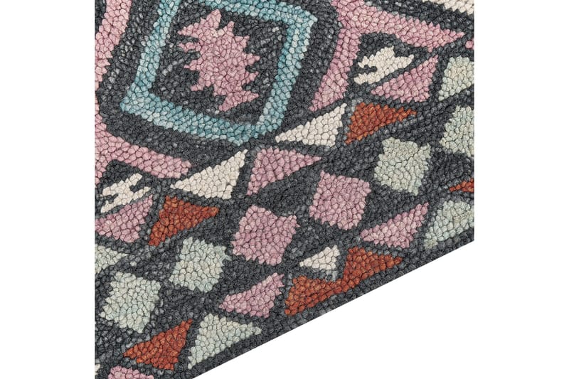 Haymana Ullmatta 200x200 cm Kvadratisk - Blå - Textil & mattor - Matta - Modern matta - Ullmatta