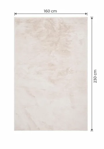 Heaven Rektangulär Ryamatta & Luggmatta 160x230 cm - Beige - Textil & mattor - Matta - Modern matta - Ryamatta