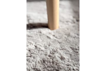 Heaven Ryamatta 200 cm Rund Grå - Grå - Textil & mattor - Matta - Modern matta - Ryamatta
