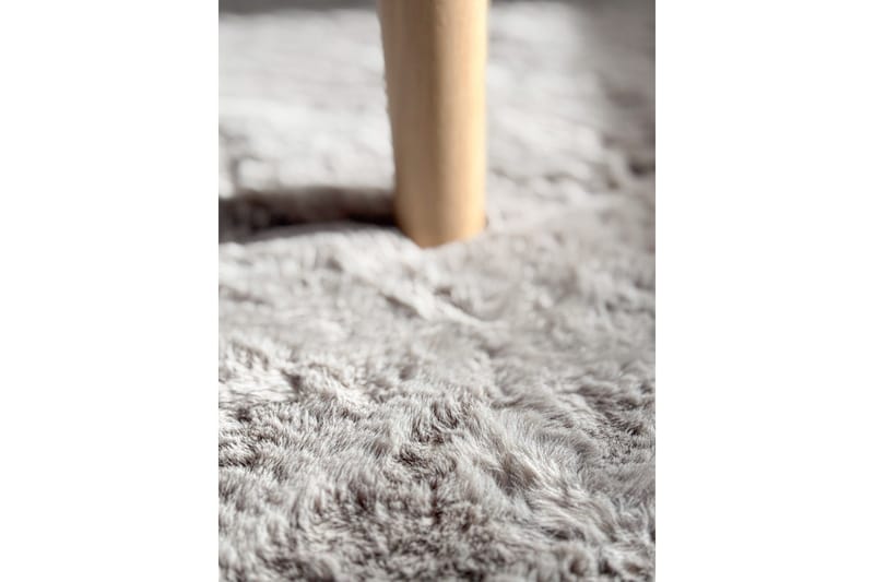 Heaven Ryamatta 200 cm Rund Grå - Grå - Textil & mattor - Matta - Modern matta - Ryamatta