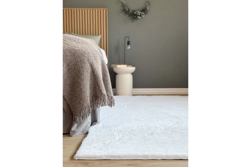 Heaven Stor Rektangulär Ryamatta & Luggmatta 240x340 cm - Vit - Textil & mattor - Matta - Modern matta - Ryamatta