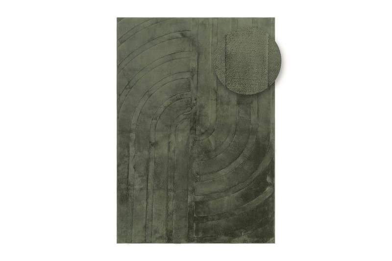 Heaven Trend Maskinvävd matta 160x230 cm - Grön - Textil & mattor - Matta - Modern matta - Friezematta