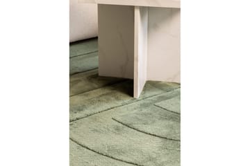 Heaven Trend Maskinvävd matta 200x290 cm - Grön - Textil & mattor - Matta - Modern matta - Friezematta