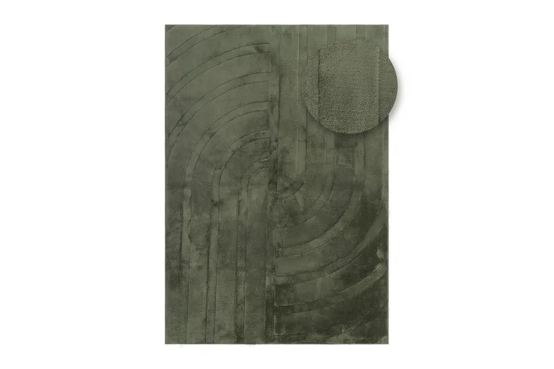 Heaven Trend Maskinvävd matta 200x290 cm - Grön - Textil & mattor - Matta - Modern matta - Friezematta