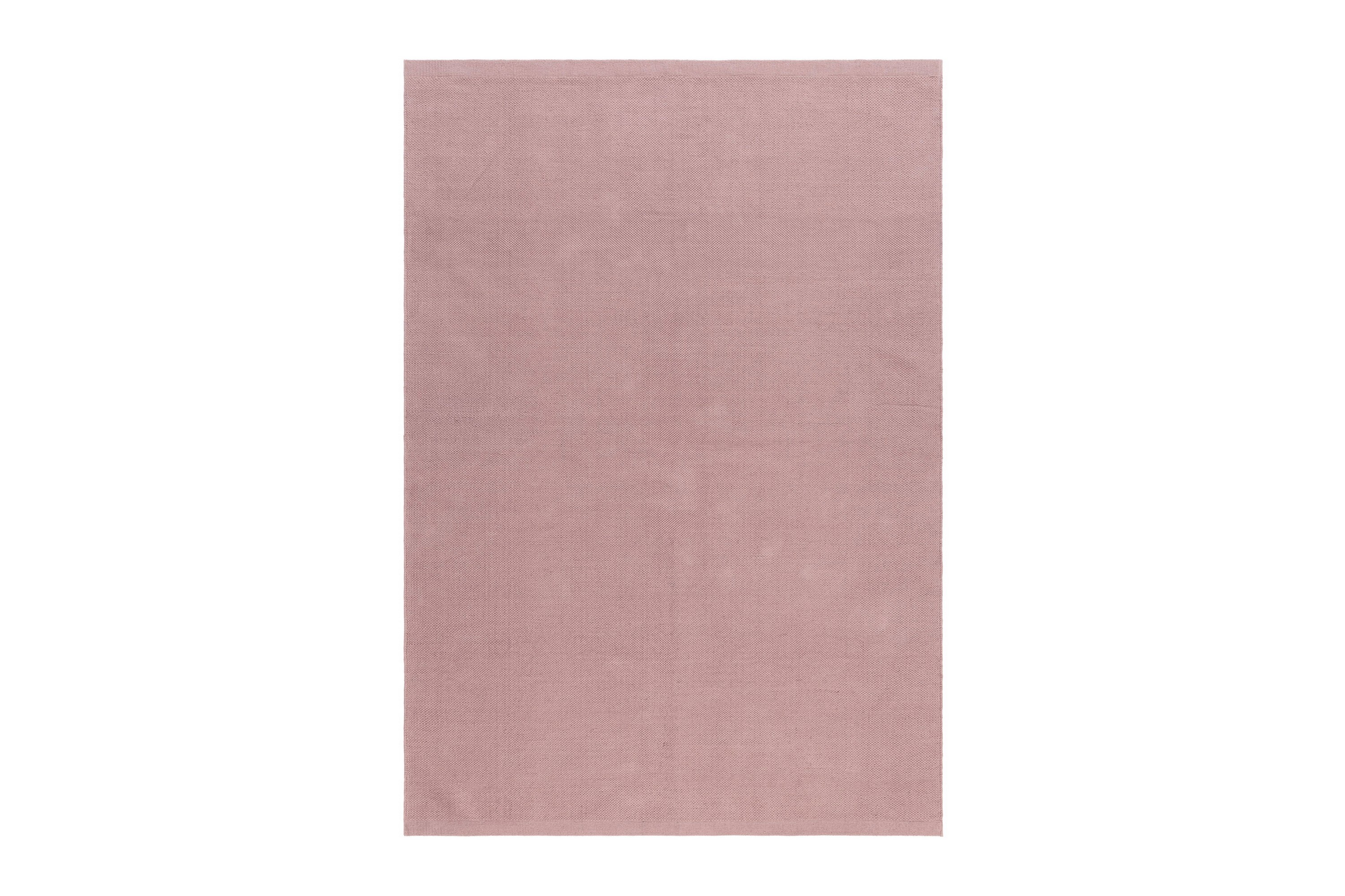 hemse bomullsmatta 140x200 cm - rosa