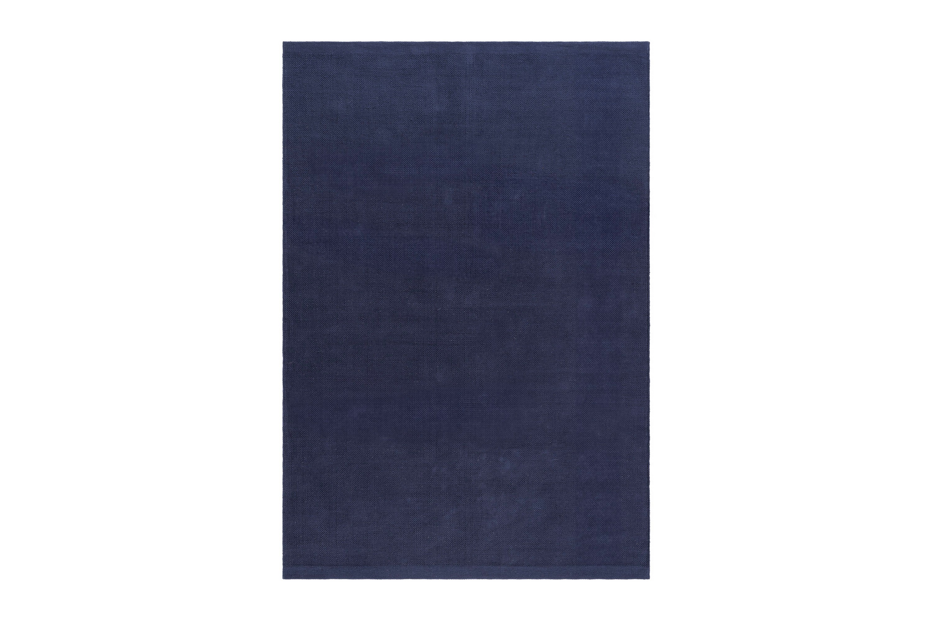 Hemse Bomullsmatta 200x300 cm Blå
