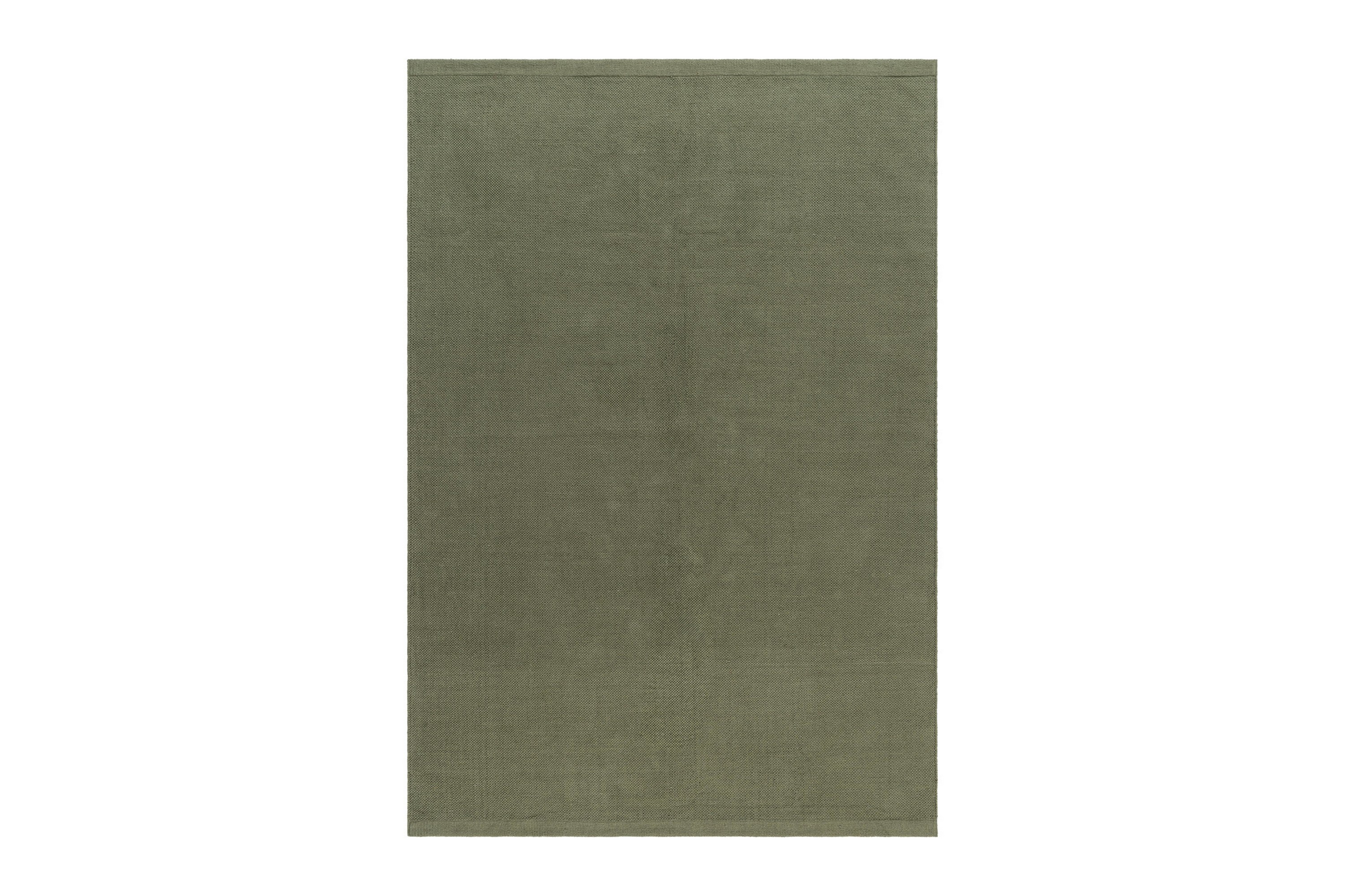hemse bomullsmatta 200x300 cm - mörkgrön
