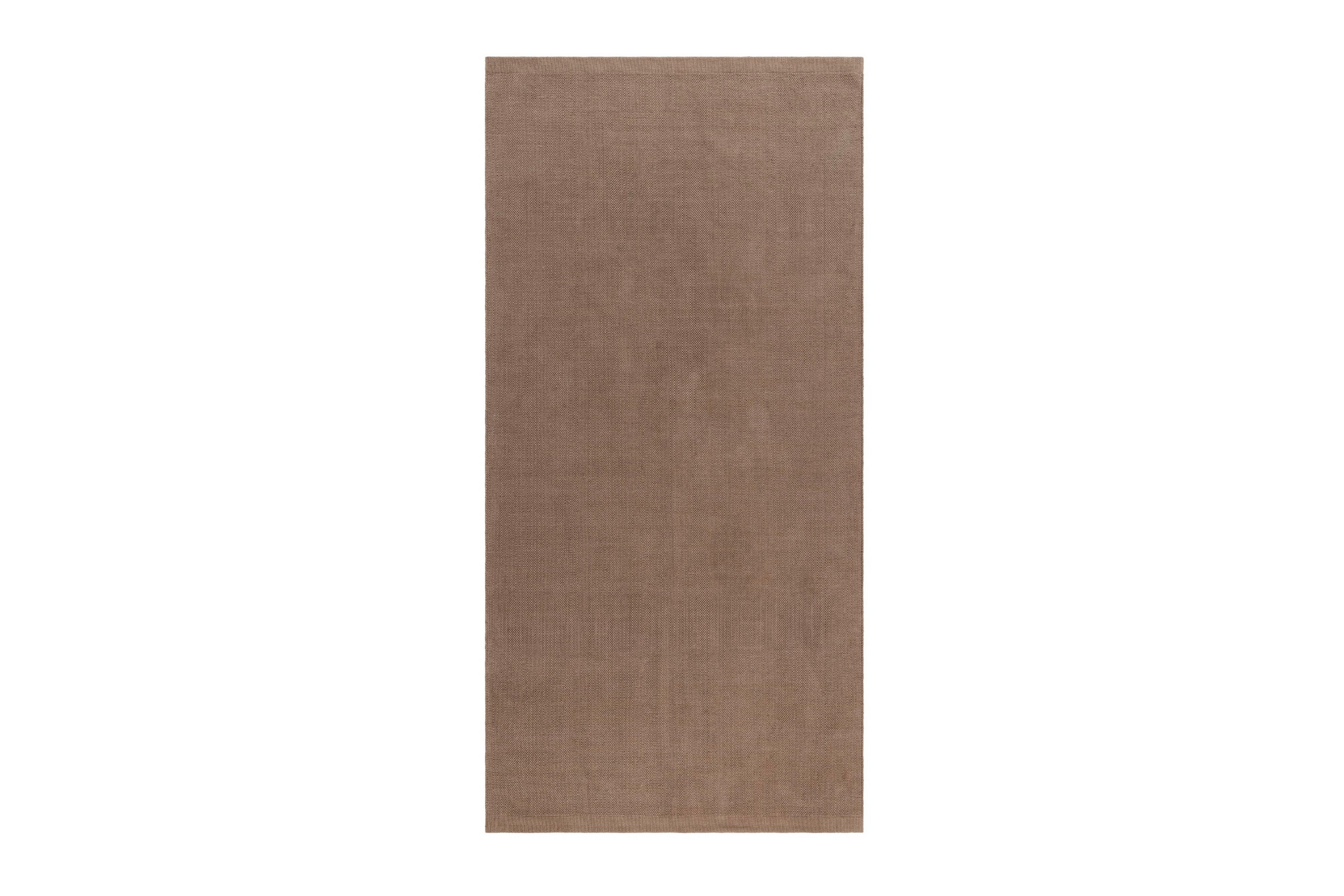 Hemse Bomullsmatta 75x150 cm Mörkbeige