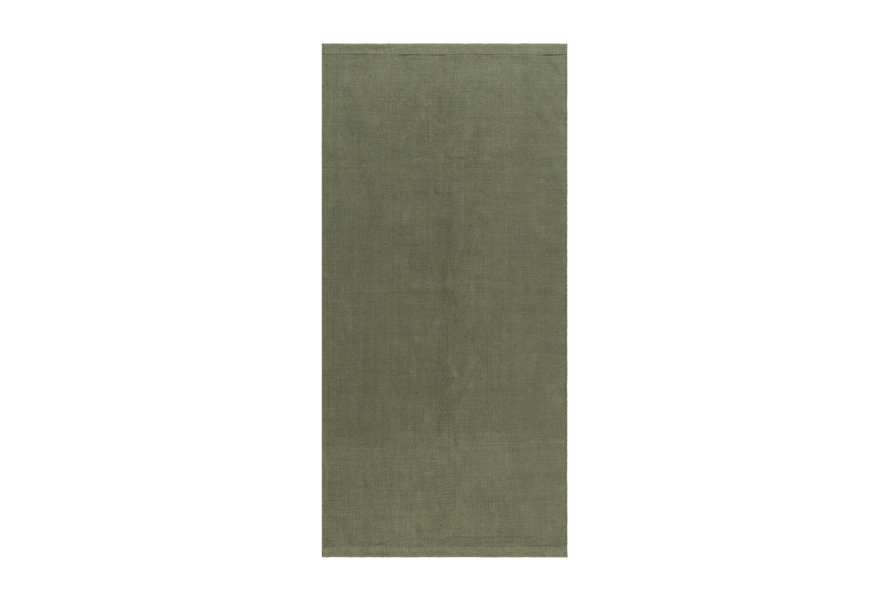 Hemse Bomullsmatta 75x250 cm Mörkgrön
