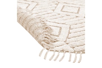 Horasan Ryamatta 140 cm Rund - Beige - Textil & mattor - Matta - Modern matta - Ryamatta