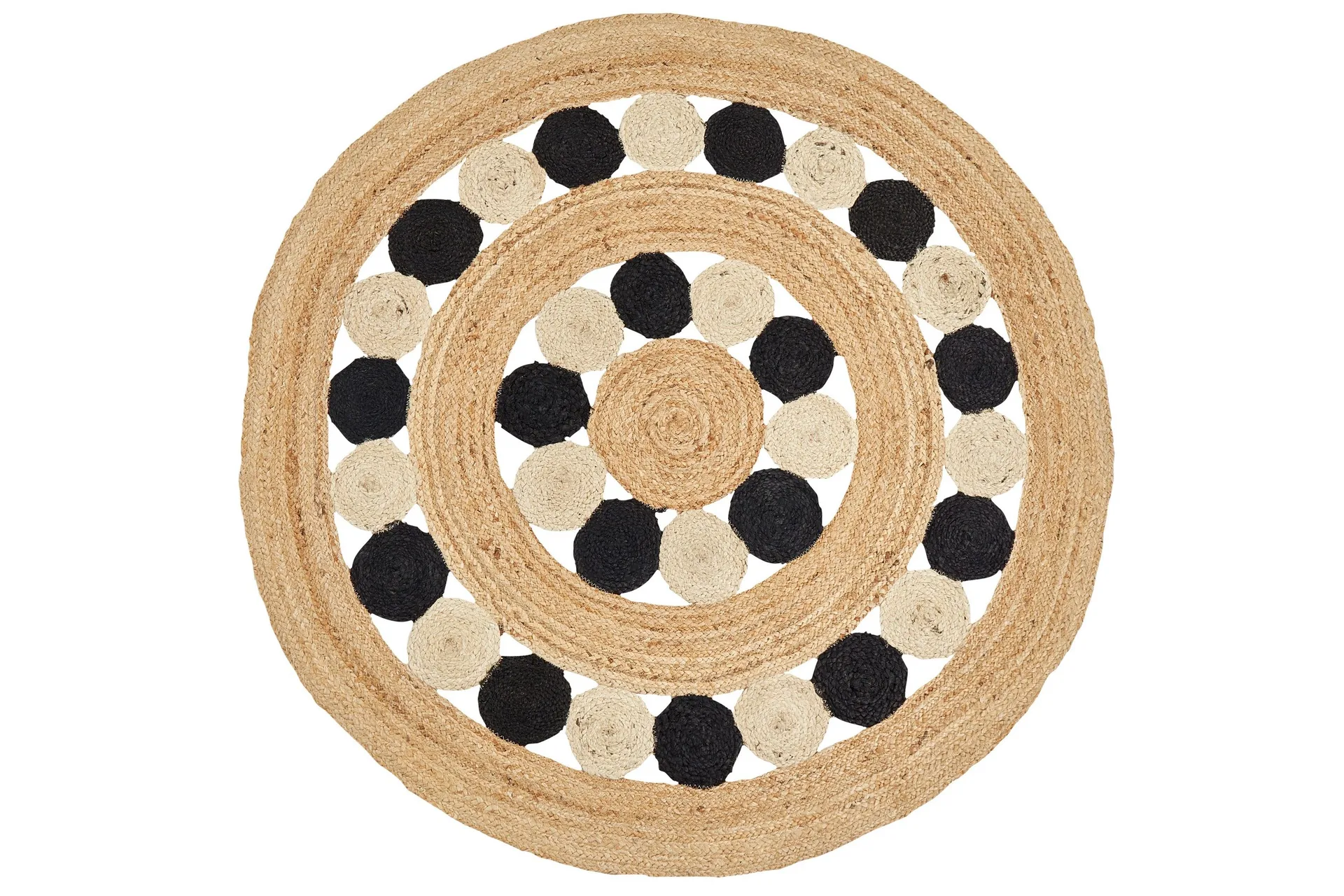 Hovit Jutematta 140 cm Rund - Beige