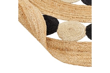 Hovit Jutematta 140 cm Rund - Beige - Textil & mattor - Matta - Modern matta - Jutematta & hampamatta