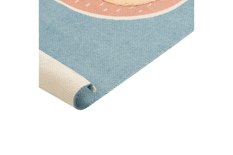 Isak Bomullsmatta 80x150 cm - Blå - Textil & mattor - Matta - Modern matta - Bomullsmatta