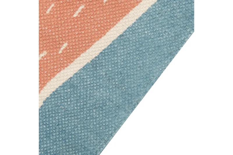 Isak Bomullsmatta 80x150 cm - Blå - Textil & mattor - Matta - Modern matta - Bomullsmatta