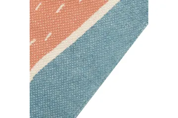 Isak Bomullsmatta 80x150 cm - Blå - Textil & mattor - Matta - Modern matta - Bomullsmatta