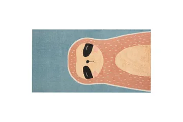 Isak Bomullsmatta 80x150 cm - Blå - Textil & mattor - Matta - Modern matta - Bomullsmatta