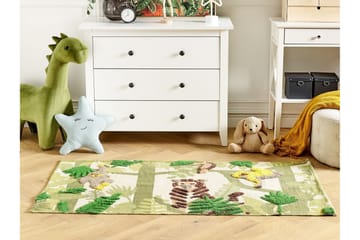 Janhto Bomullsmatta 80x150 cm - Grön - Textil & mattor - Matta - Modern matta - Bomullsmatta