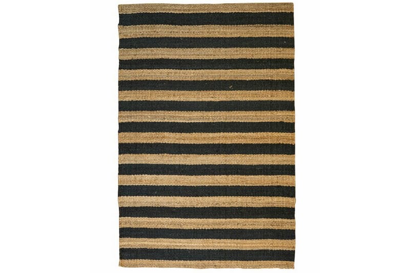 Jutematta Eddie 160x240 Rektangulär - Beige/Svart - Textil & mattor - Matta - Modern matta - Sisalmatta
