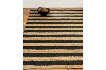 Jutematta Eddie 90x150 Rektangulär - Beige/Svart - Textil & mattor - Matta - Modern matta - Sisalmatta