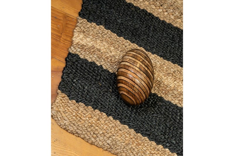 Eddie Jutematta 90x150 cm Rektangulär - Beige/Svart - Textil & mattor - Matta - Modern matta - Sisalmatta