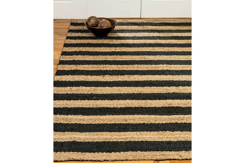 Eddie Jutematta 90x150 cm Rektangulär - Beige/Svart - Textil & mattor - Matta - Modern matta - Sisalmatta