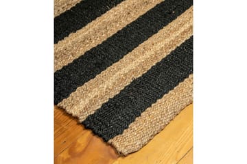 Eddie Jutematta 90x150 cm Rektangulär - Beige/Svart - Textil & mattor - Matta - Modern matta - Sisalmatta