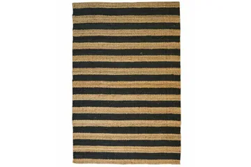 Eddie Jutematta 90x150 cm Rektangulär - Beige/Svart - Textil & mattor - Matta - Modern matta - Sisalmatta