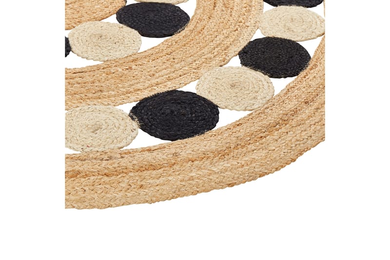 Jutematta Hovit 140 cm Rund - Beige - Textil & mattor - Matta - Modern matta - Jutematta & hampamatta