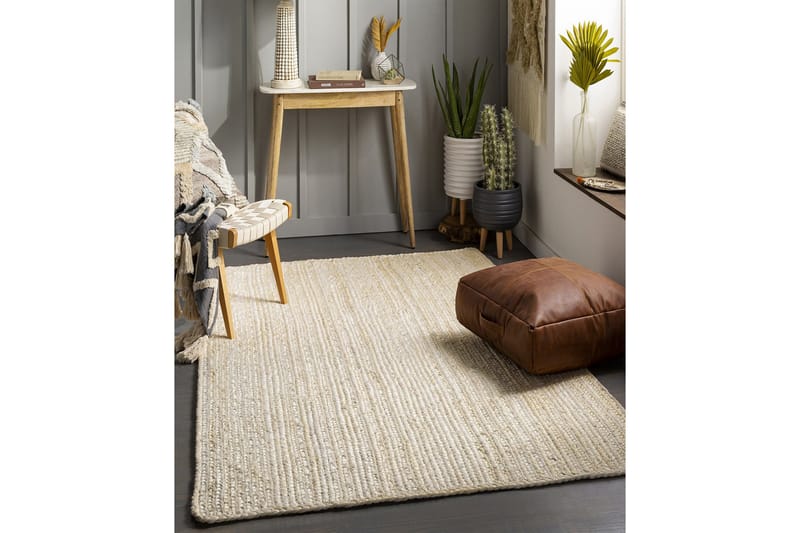 Jutematta Jomajli 200x290 Rektangulär - Vit - Textil & mattor - Matta - Modern matta - Sisalmatta