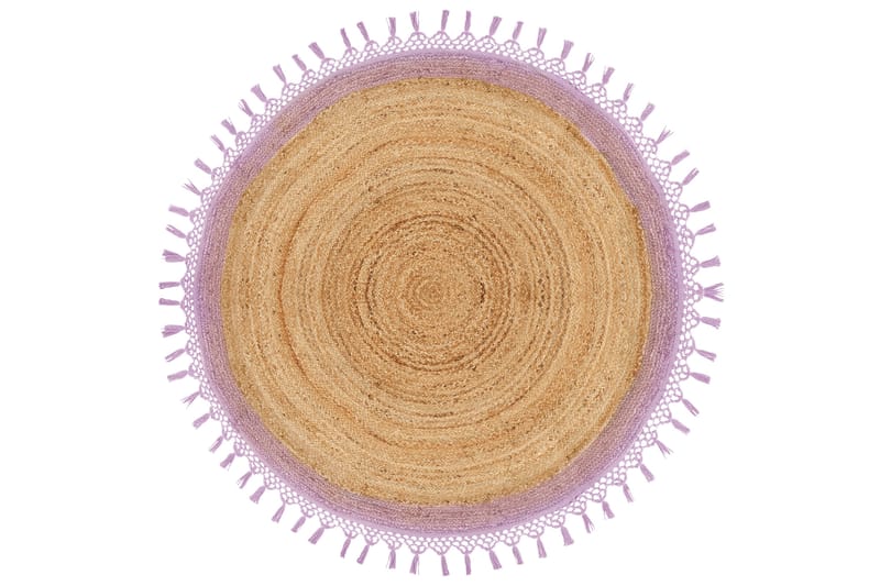 Jutematta Marts 140 cm Rund - Beige - Textil & mattor - Matta - Modern matta - Jutematta & hampamatta