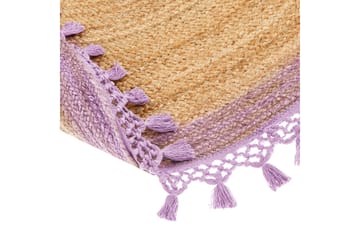 Jutematta Marts 140 cm Rund - Beige - Textil & mattor - Matta - Modern matta - Jutematta & hampamatta
