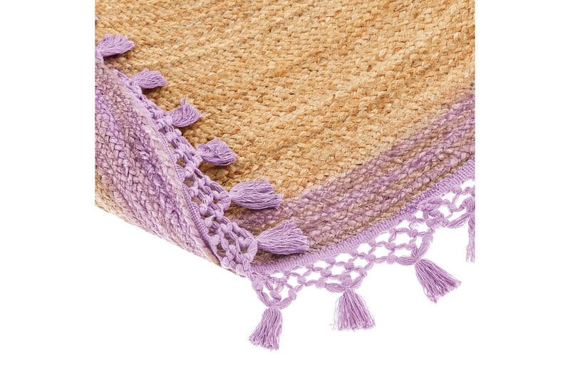 Jutematta Marts 140 cm Rund - Beige - Textil & mattor - Matta - Modern matta - Jutematta & hampamatta