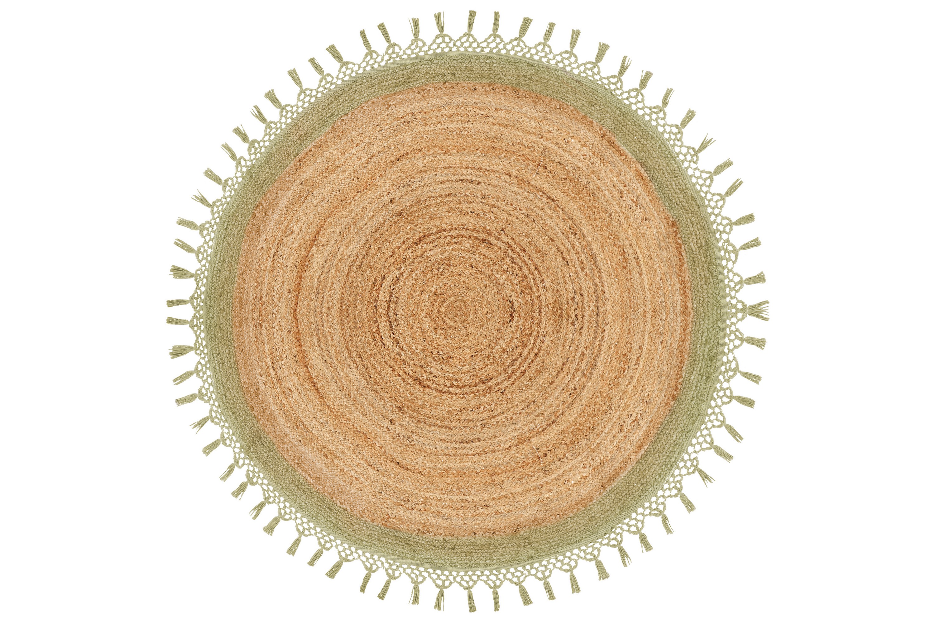 jutematta marts 140 cm rund - beige