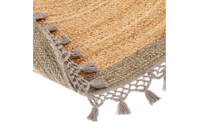 Jutematta Marts 140 cm Rund - Beige - Textil & mattor - Matta - Modern matta - Jutematta & hampamatta